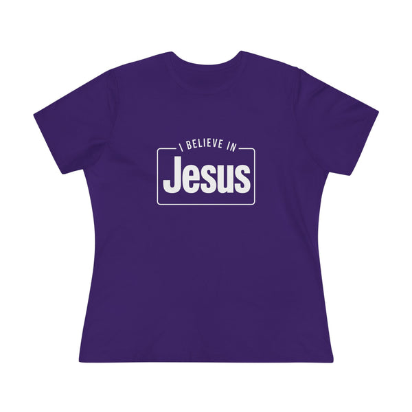 I Believe in Jesus - Women's Cotton Tee