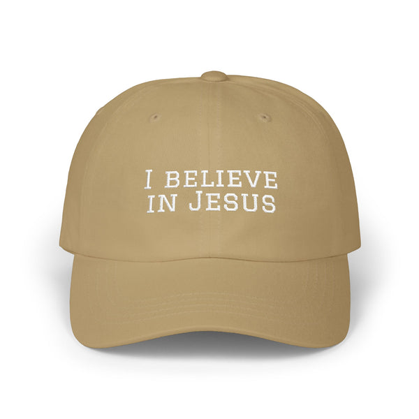Embroidered "I Believe in Jesus" Classic Dad Cap