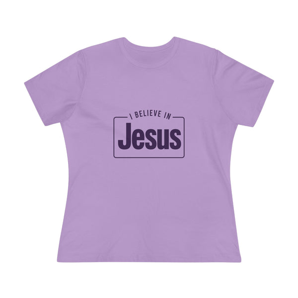I Believe in Jesus - Women's Cotton Tee