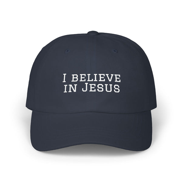 Embroidered "I Believe in Jesus" Classic Dad Cap