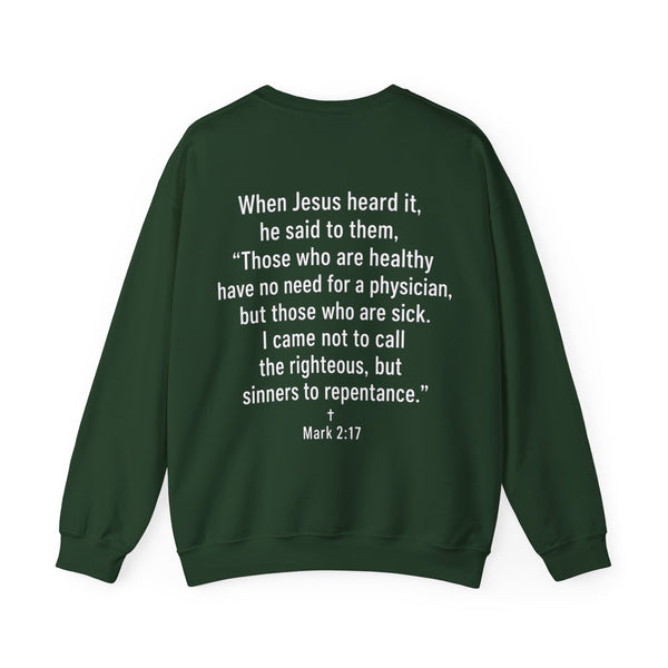 Mark 2:17 - Unisex Heavy Blend™ Crewneck Sweatshirt
