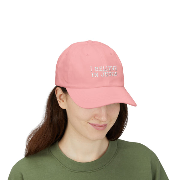 Embroidered "I Believe in Jesus" Classic Dad Cap