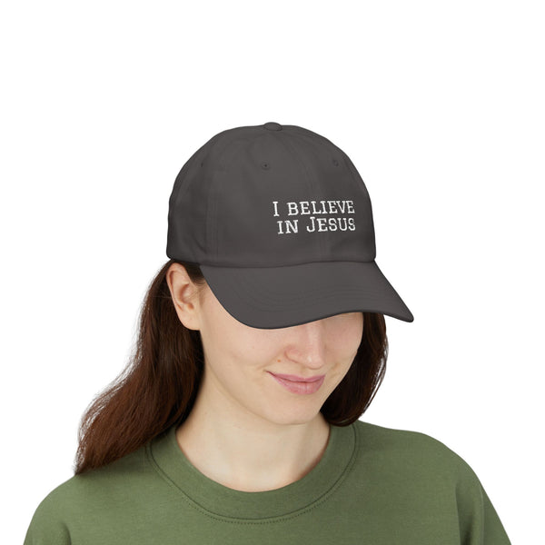 Embroidered "I Believe in Jesus" Classic Dad Cap