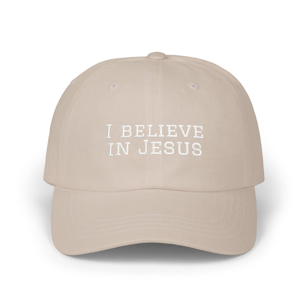 Embroidered "I Believe in Jesus" Classic Dad Cap