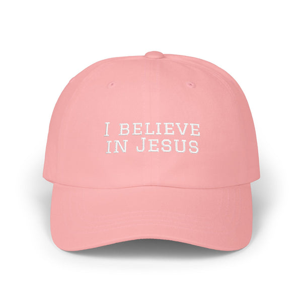Embroidered "I Believe in Jesus" Classic Dad Cap