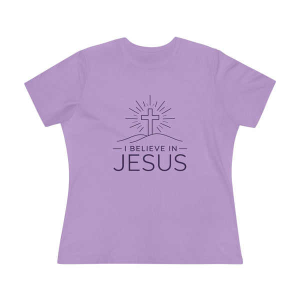 I Believe in Jesus - (Cross) Women's Cotton Tee