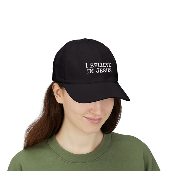 Embroidered "I Believe in Jesus" Classic Dad Cap