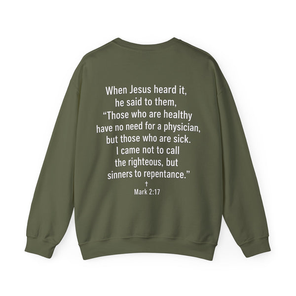 Mark 2:17 - Unisex Heavy Blend™ Crewneck Sweatshirt