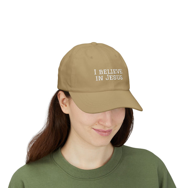 Embroidered "I Believe in Jesus" Classic Dad Cap