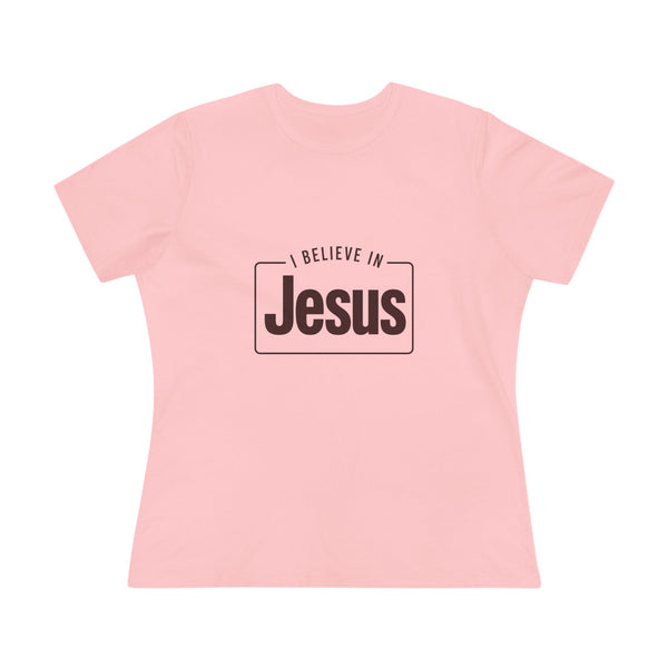 I Believe in Jesus - Women's Cotton Tee
