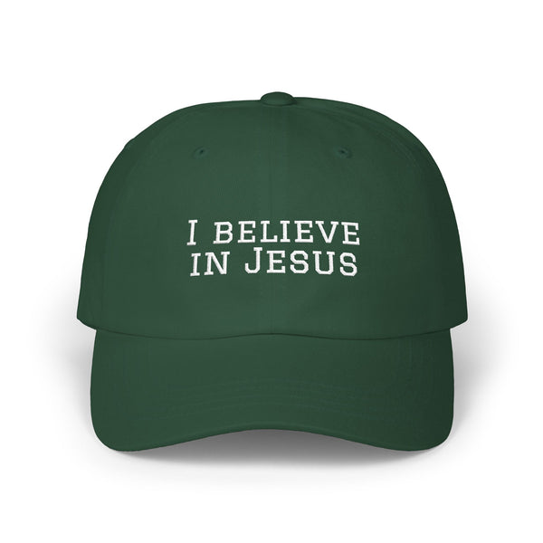 Embroidered "I Believe in Jesus" Classic Dad Cap