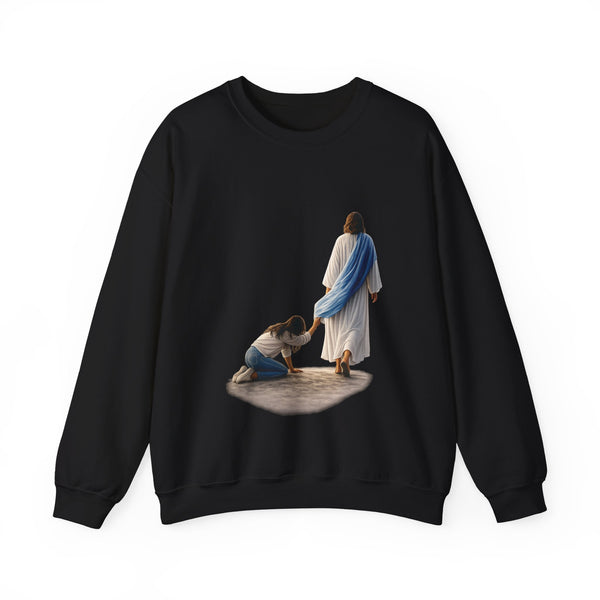 Matthew 9:22  - Your Faith has Healed You  - Unisex Heavy Blend™ Crewneck Sweatshirt